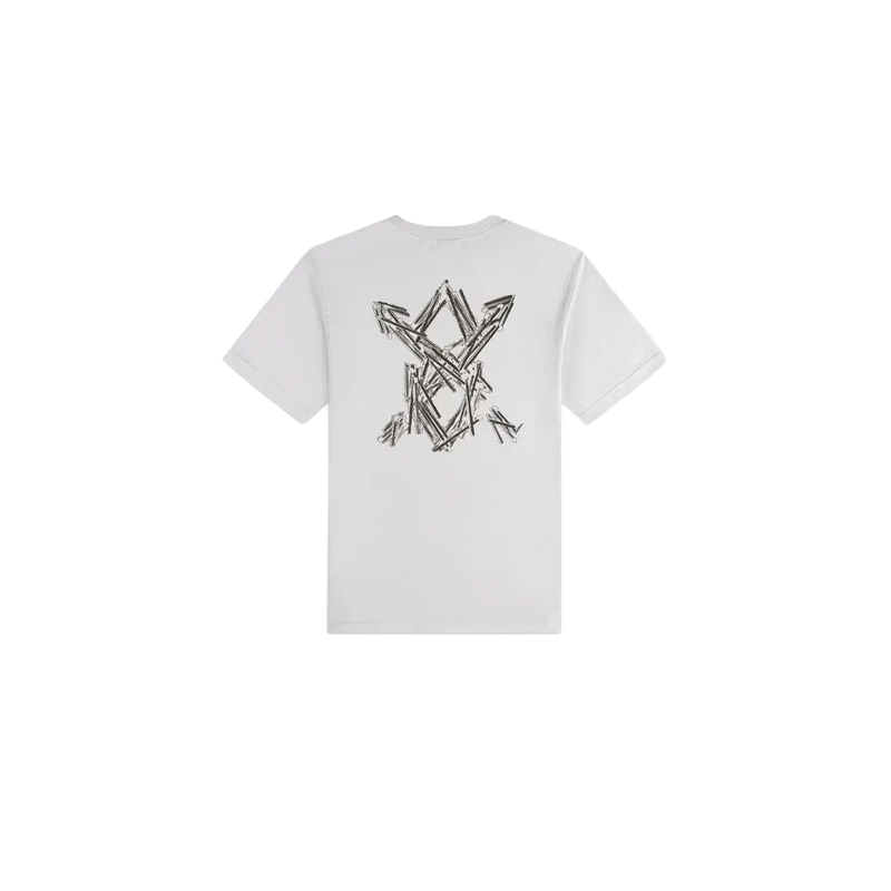 Daily Paper - Matchstick Shield Ss Micro Chip Gray T-Shirt - Gray