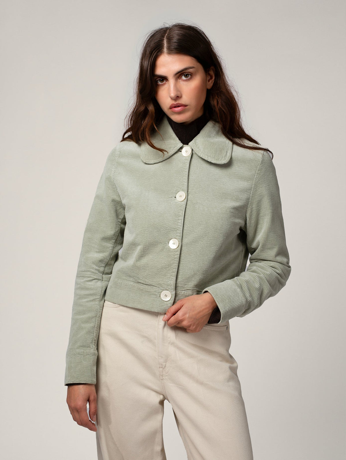 Veste Daisy Sauge