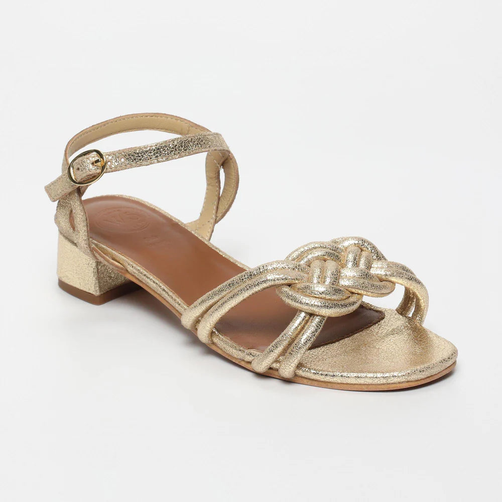 Sandalias de Tacón Darpanika - Gold