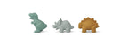 Conjunto de juguetes divertido - Lote de 3 David - Dino Blue Multi Mix