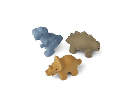 Liewood - Fun Toy Set - Set of 3 David - Dino Multi Mix