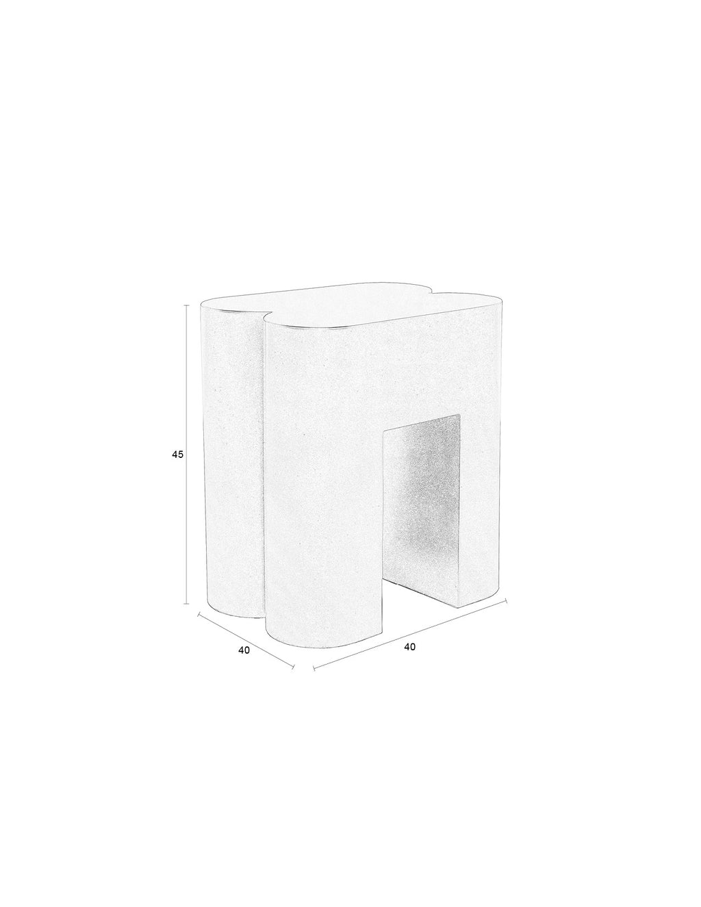 Shape - Bar & Counter Stool - Iron - Dark Brown