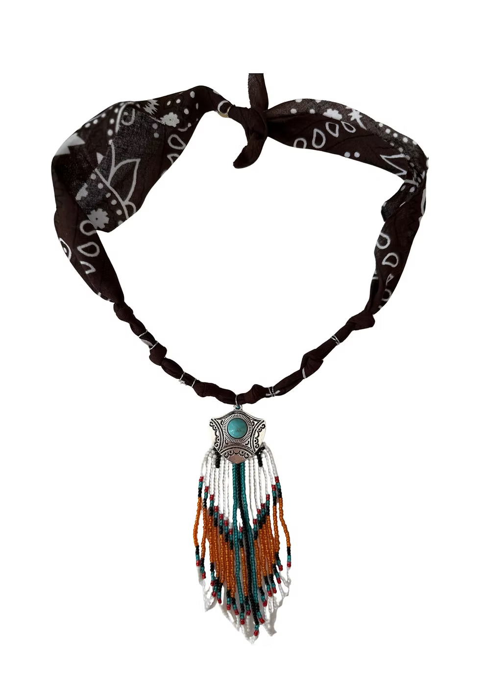 De Collier « Apache »Perles Choco