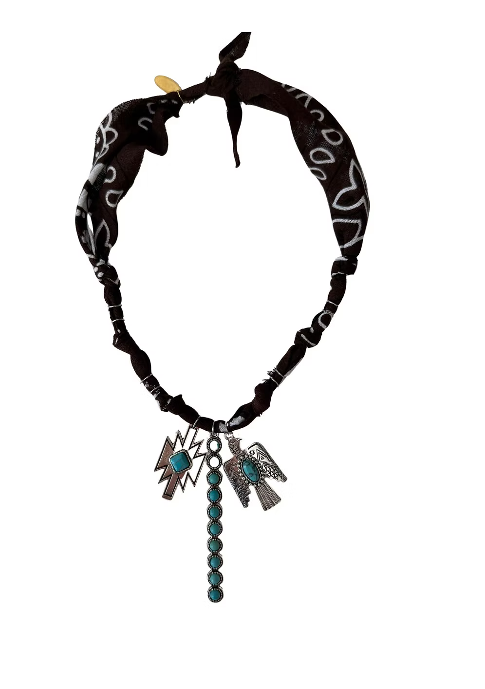 De Collier « Apache »Turquoise Choco