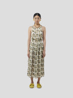 Top Deva Top In Lustruous Oyster Print