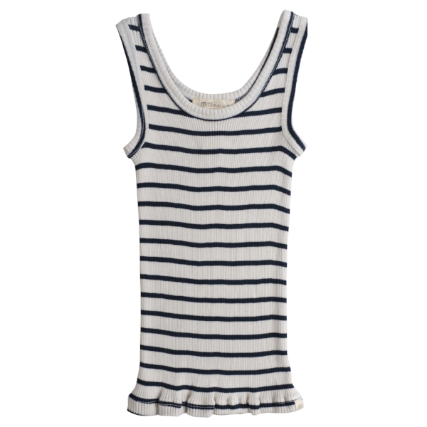 Billund silk seamless thermal tank top in silk and cotton - Sailor - Minimalisma selection available on amaetc.com, eco friendly concept store for children