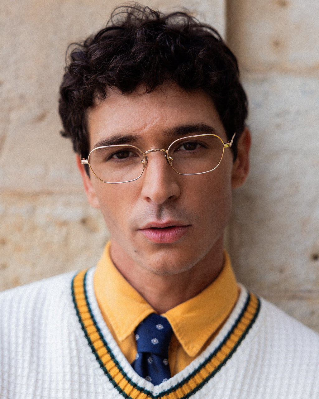 Lunettes De Vue Dedra Gold - Mixte