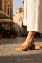 Deeksha Sandals - Camel