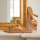 Orense Mules - Dark Gold