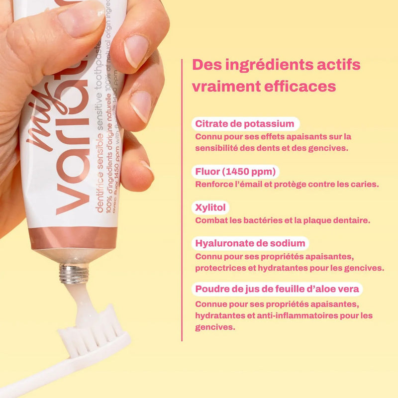 Dentifrice Sensible - Certifié Bio