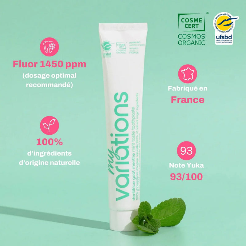 Dentifrice Soin Quotidien - Certifié Bio