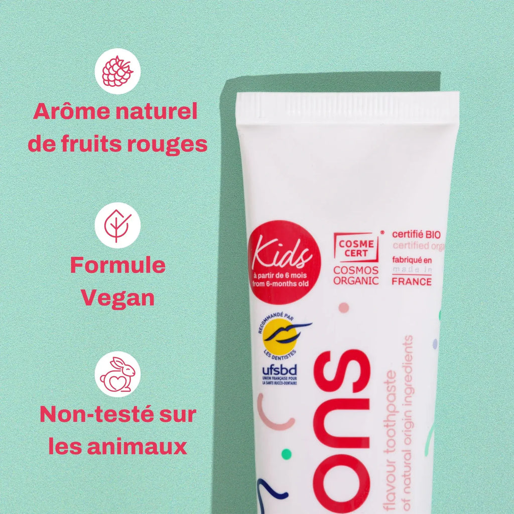 Dentifrice Enfant - Certifié Bio