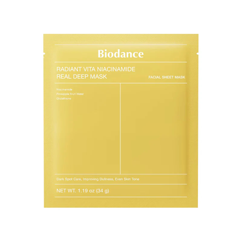 Biodance - Radiant Vita Niacinamide Real Deep Mask - 1Ea
