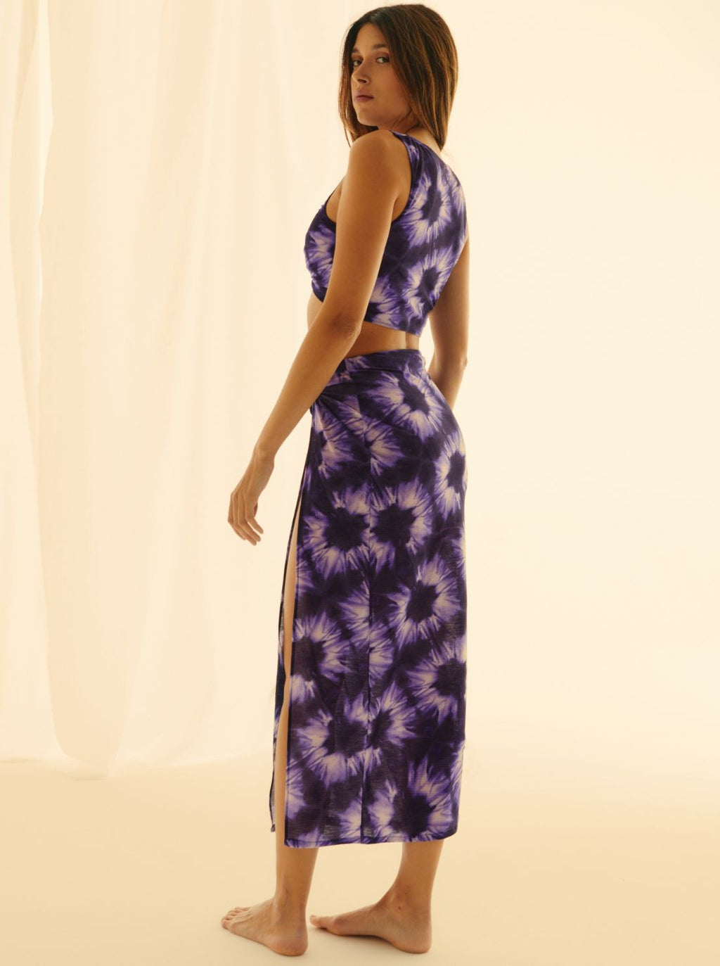 Falda Purple Dye