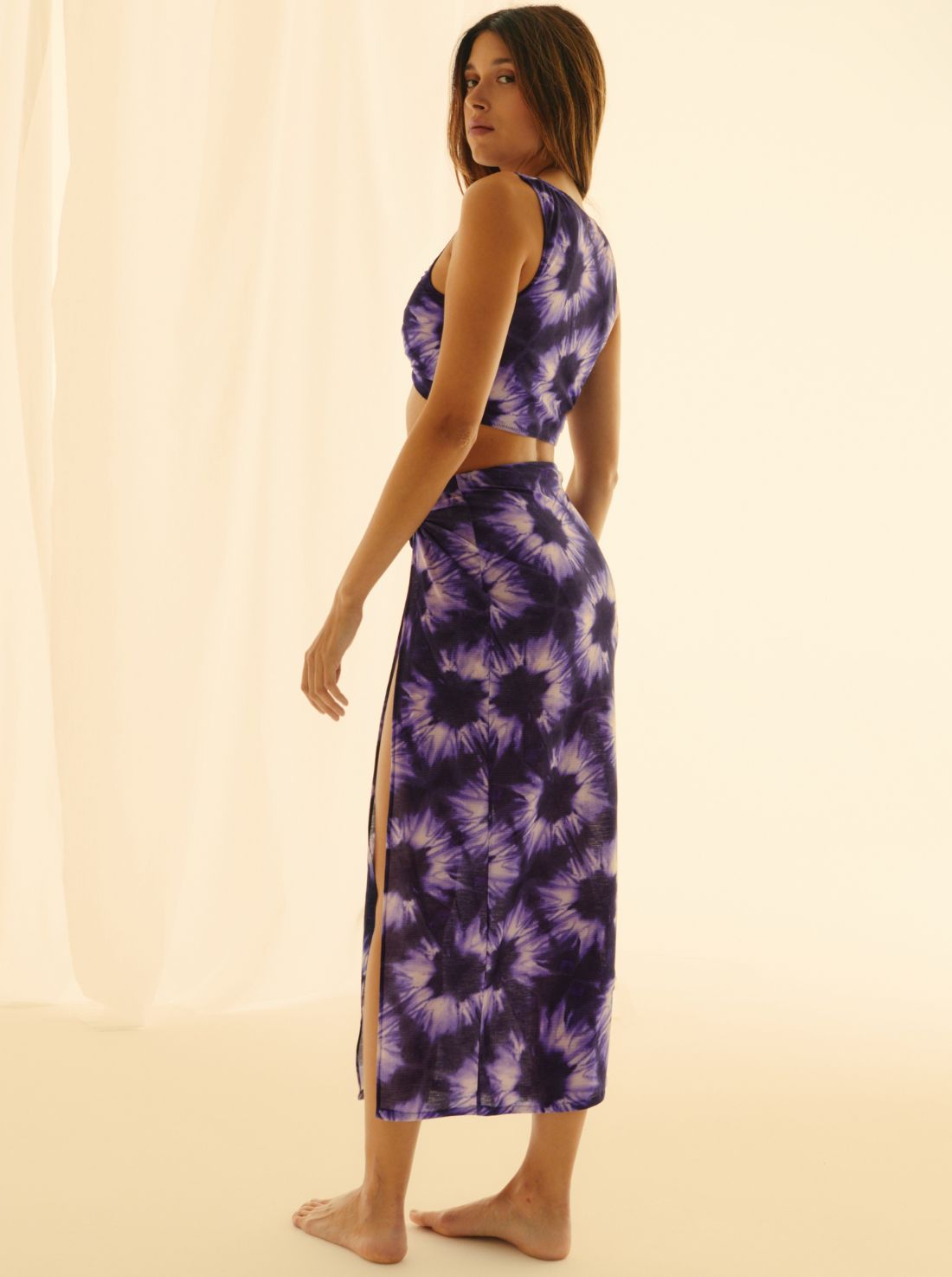 Falda Purple Dye