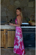 Vestido Tara - Pink Boa