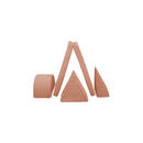 Bloc Psychomoteur Montessori Demi Triangle - Rose