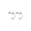Boucles D'Oreilles Perles - Blanc