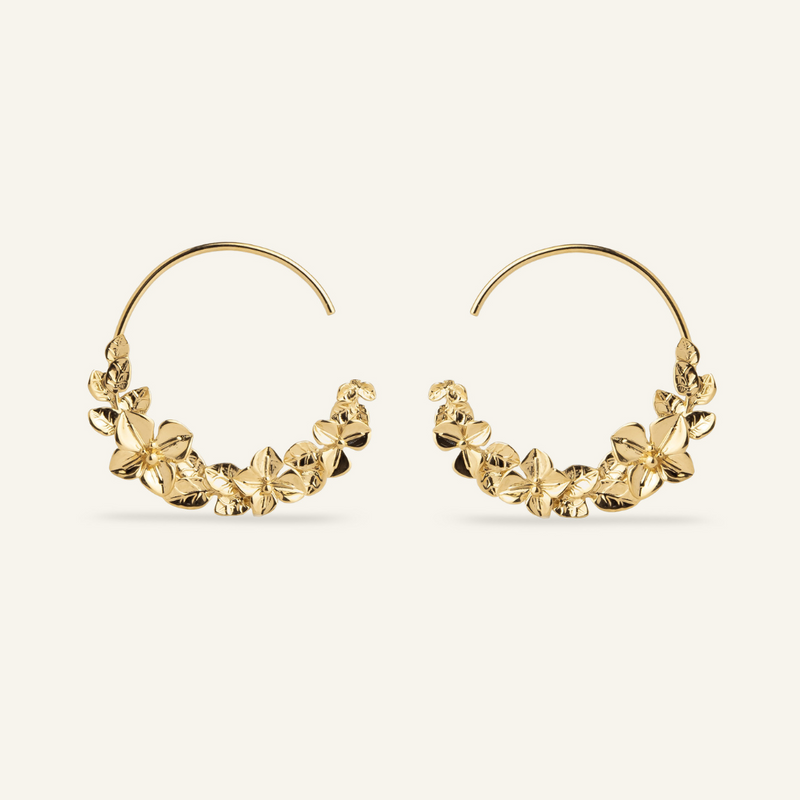 Demi Créoles Fleur Dahlia