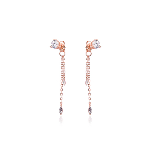 Boucles Pendantes My Glow - Rose