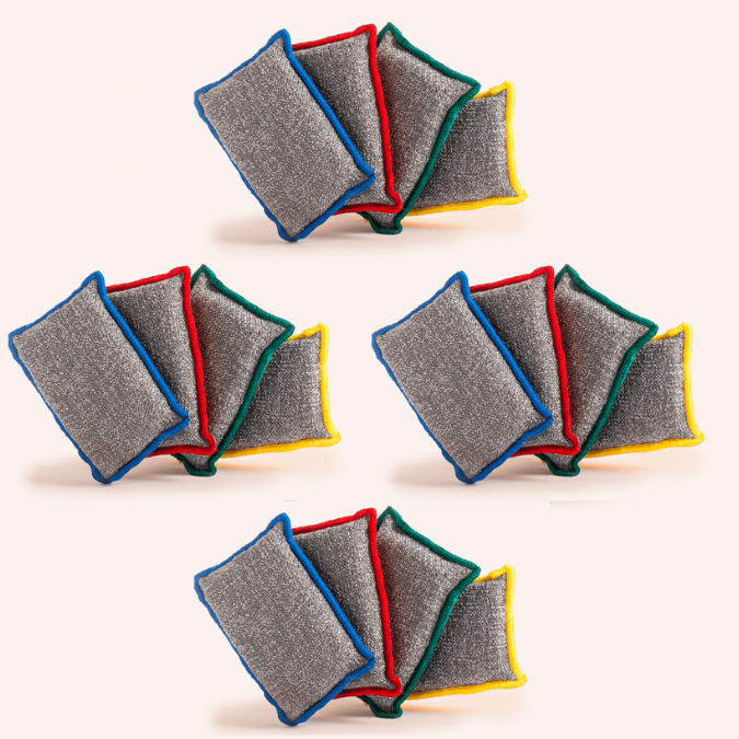 Washable Sponges - 4 Colors - 16 Sponges