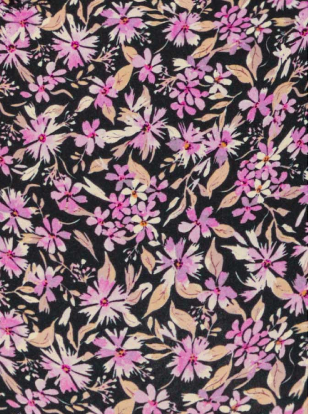 Bandeau Noué Swim Purple Flowers