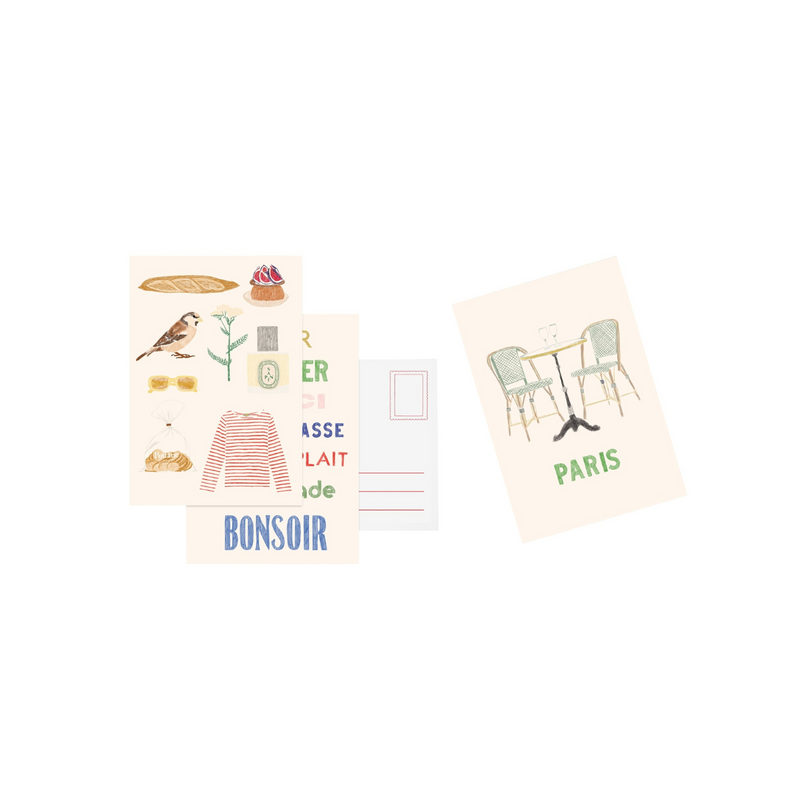 Set Cartes Postales Paris - Zoé De Las Cases