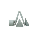 Bloc Psychomoteur Montessori Demi Triangle - Aigue-Marine