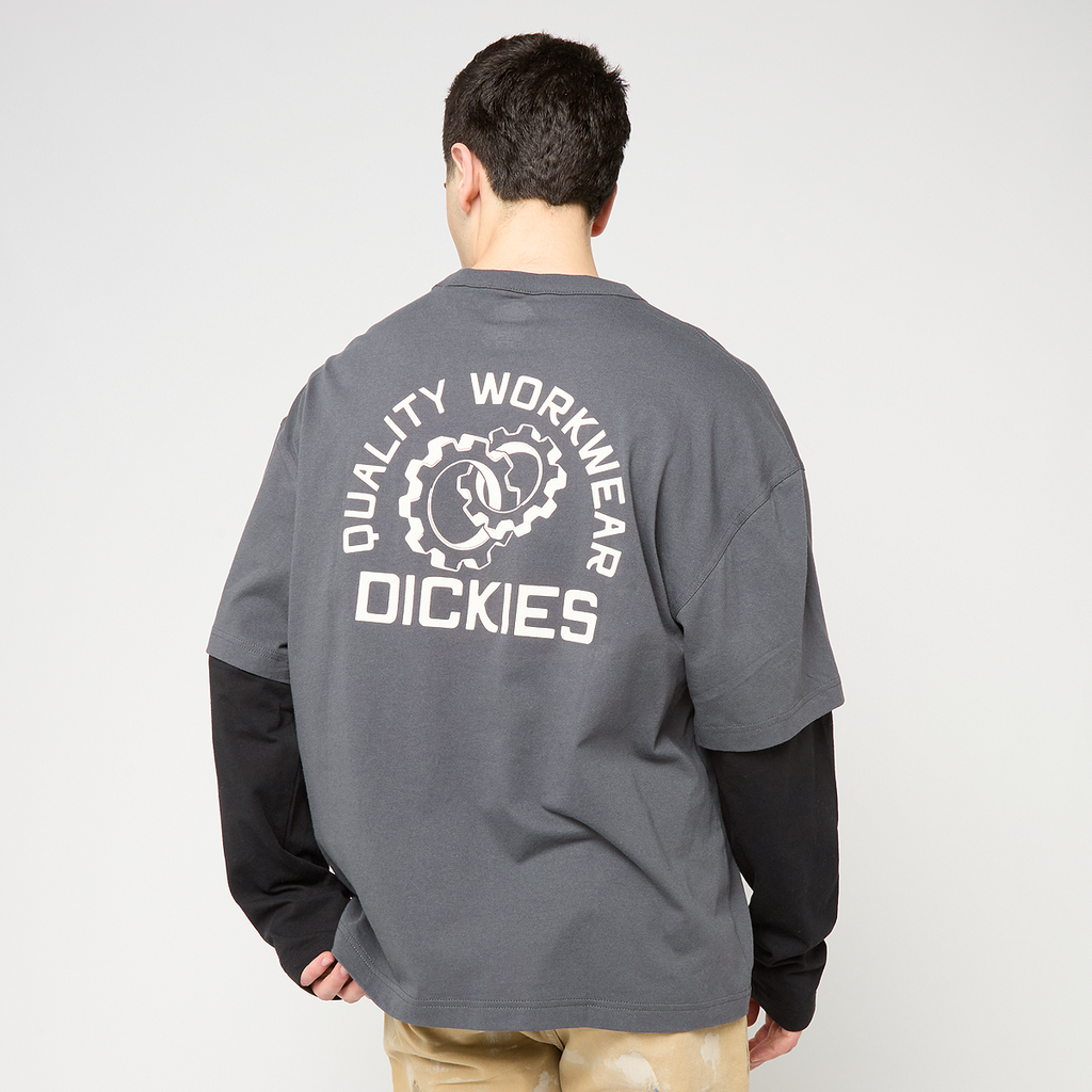 Dickies Dk0A88Jfblk1 - T-Shirt a Maniche Lunghe - Black