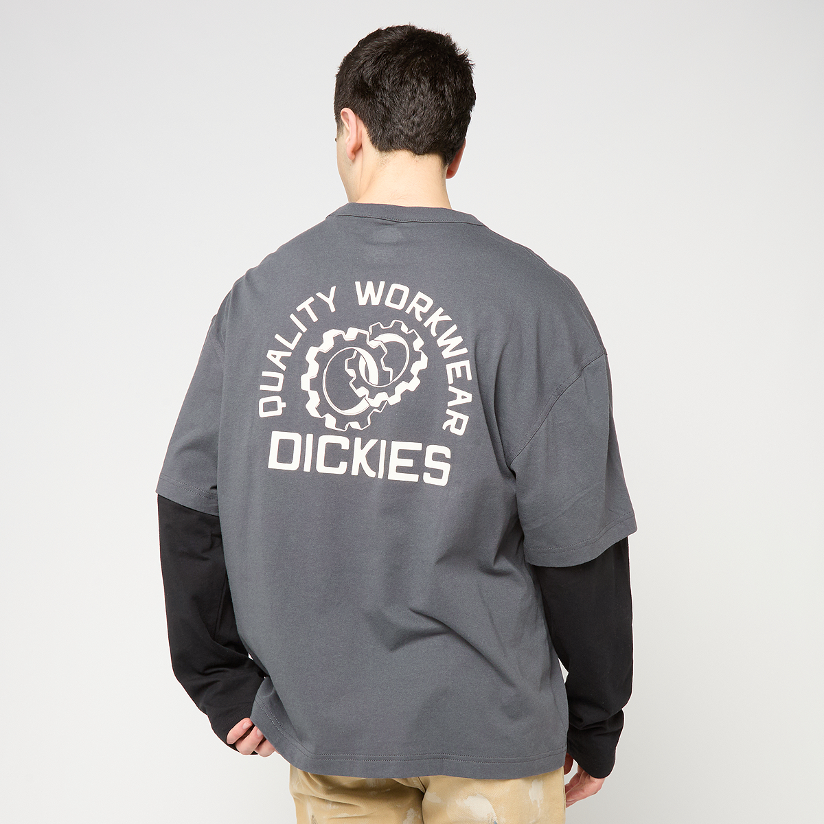 Dickies Dk0A88Jfblk1 - T-Shirt a Maniche Lunghe - Black
