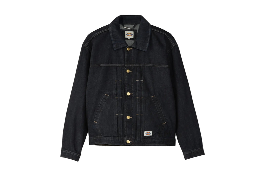 Chaqueta Vaquera Plisada Trucker - Rinsed
