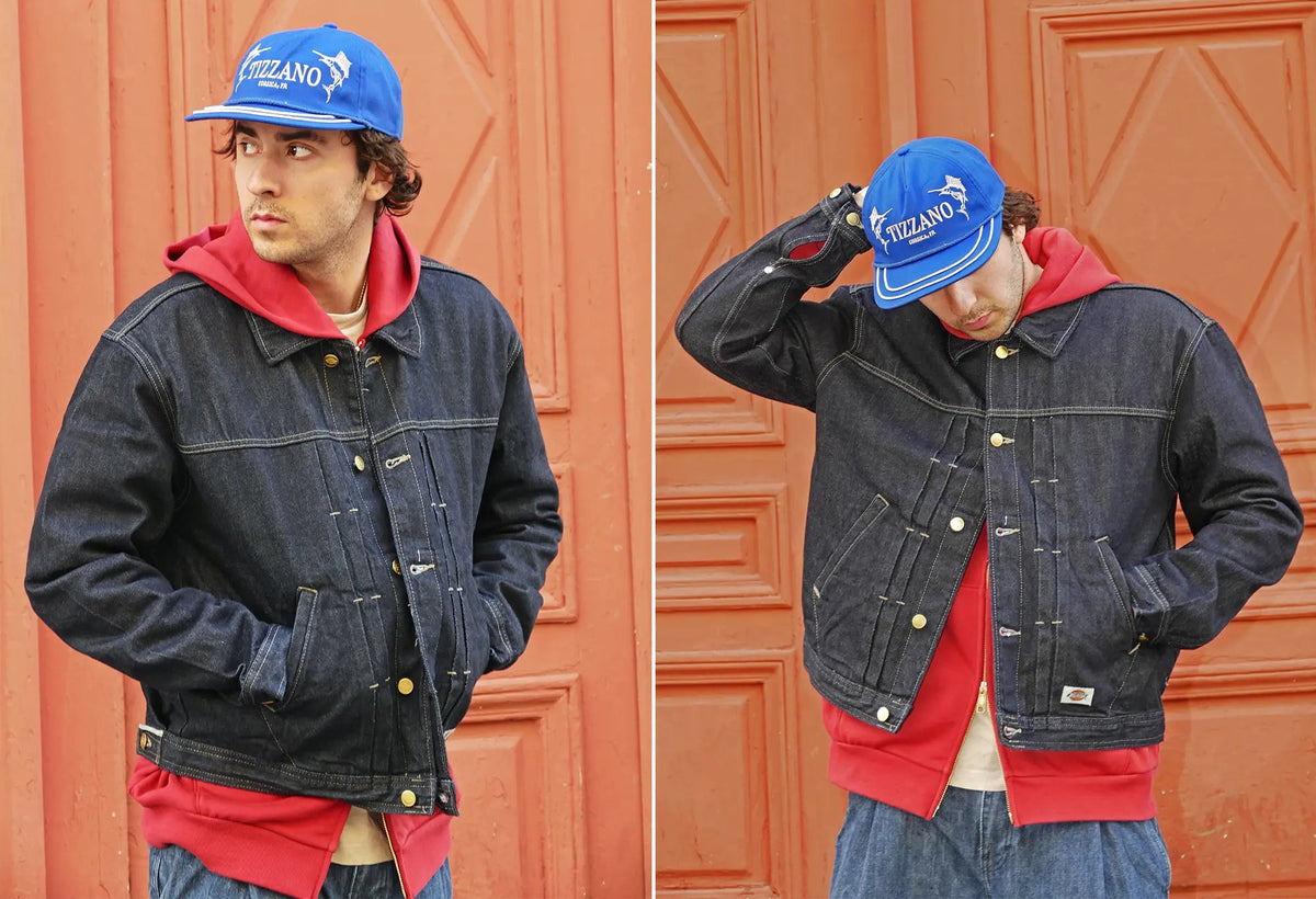 Chaqueta Vaquera Plisada Trucker - Rinsed