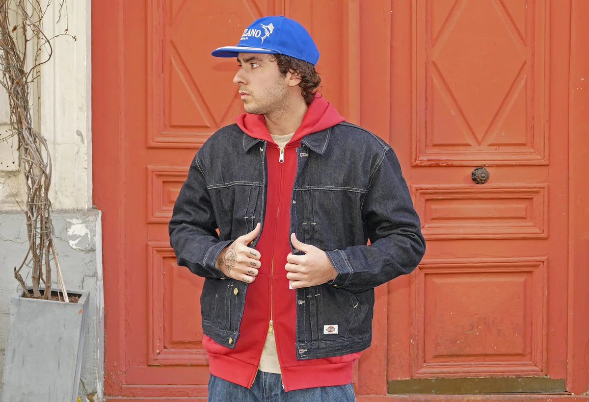 Chaqueta Vaquera Plisada Trucker - Rinsed