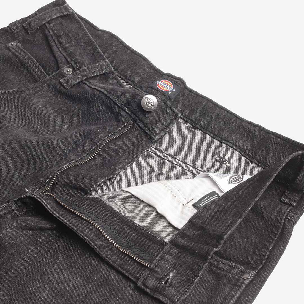 Dickies Garyville - Dk0A4Xecl241-Black Wsh Faded - Jeans Flare - Black Wash Faded