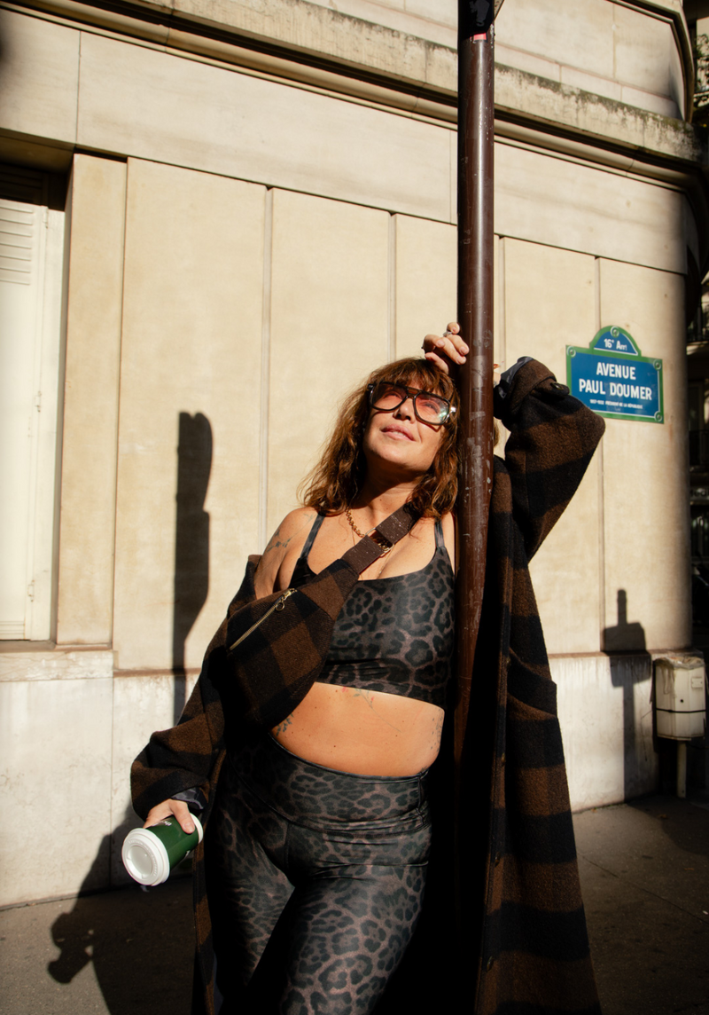 Brassière Alex Panthère Marron