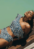 Bas Deux Pièces Bora Bora Chakra Beige Et Bleu