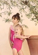 Maillot Enfant Une Pièce Alba - Rose Framboise