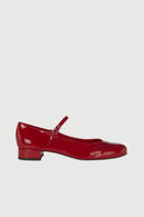 Mary Janes Emilia - Cuir Verni Rouge