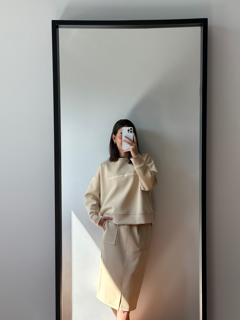 Jupe Maia - Beige - Femme