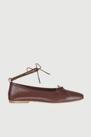 Ballerines Sienna - Cuir Chocolat