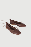Ballerines Sienna - Cuir Chocolat