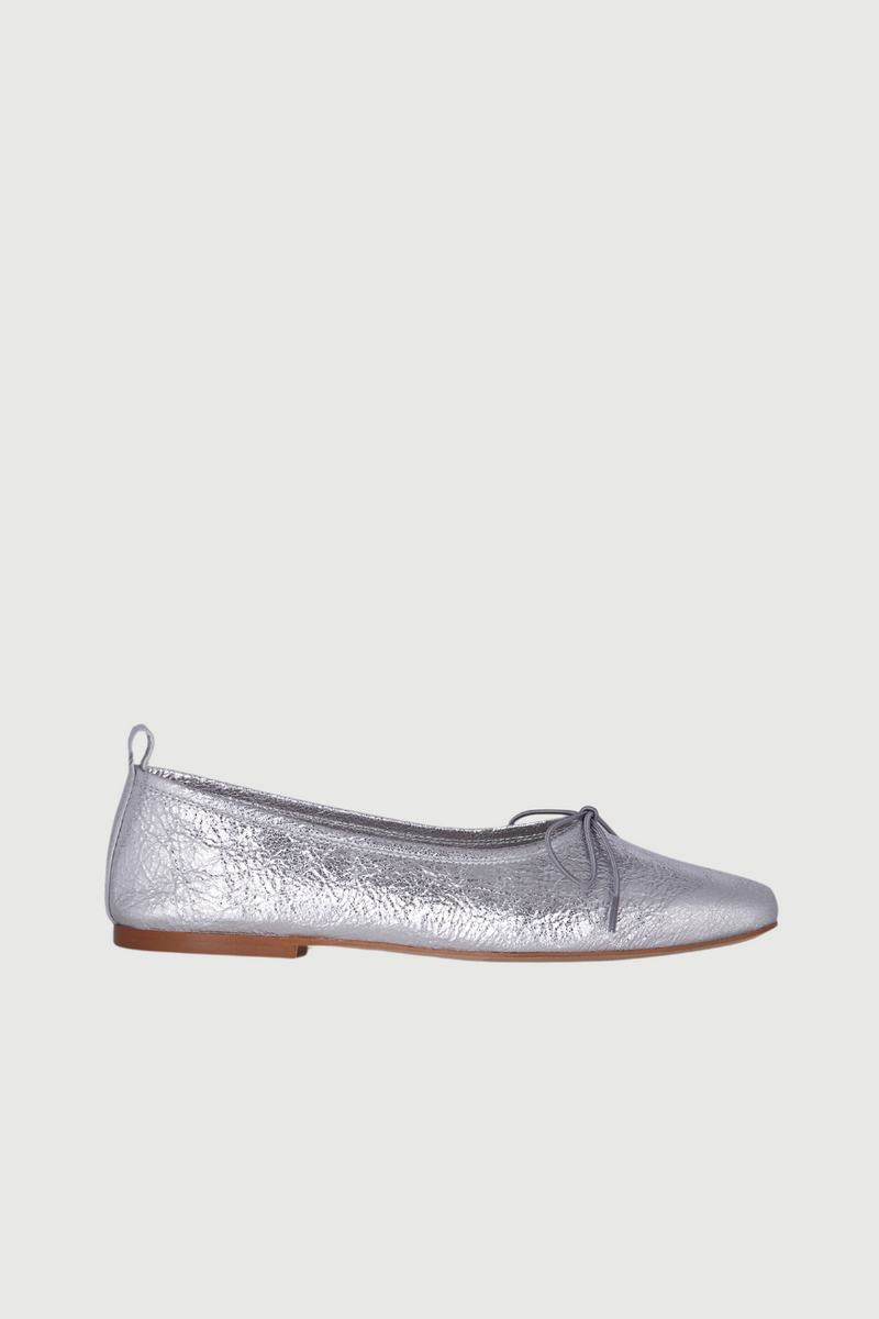 Ballerines Sienna - Cuir Argenté