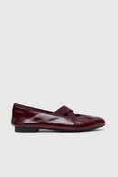 Ballerines Bettina - Cuir Verni Bordeaux