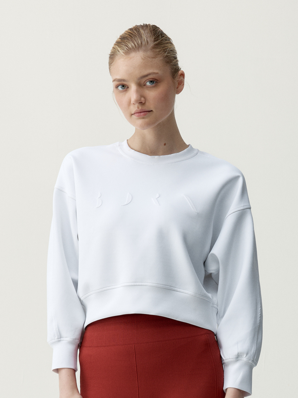 Felpa Flora - Bianco sporco - Donna