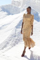 Robe Leyre Découpé Beige