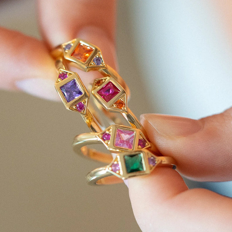 Amethyst And Rose Diva Ring