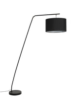 Martine - Floor lamp - Metal - Black
