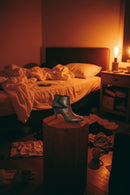 Djamelah - Gray Metal Print