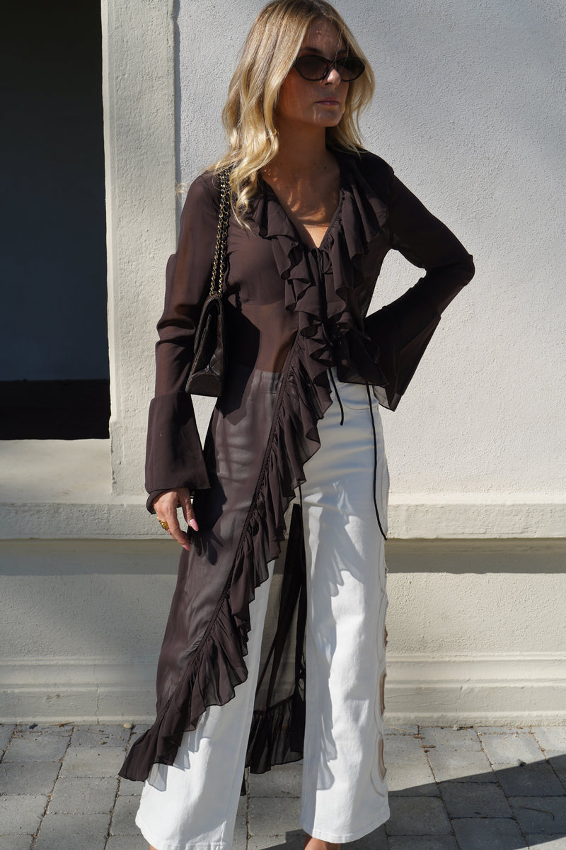 Isodora Brown Blouse