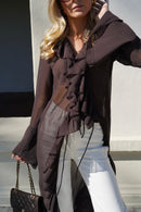 Isodora Brown Blouse